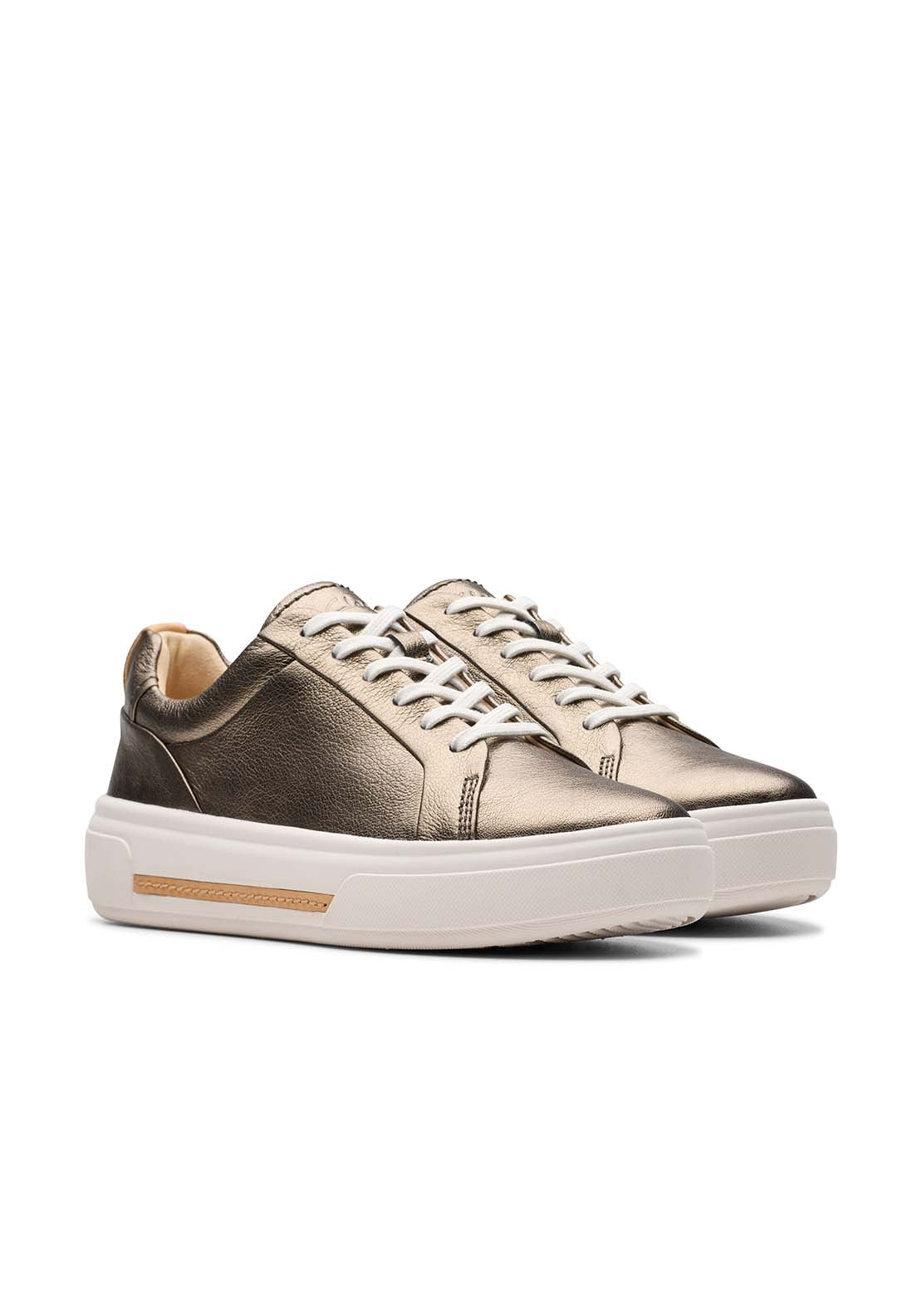 Clarks Hollyhock Walk Trainer - Metallic 1 Shaws Department Stores