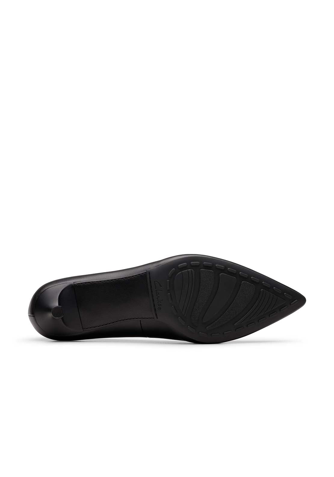 Clarks Adela Court Shoe - Black 7 Shaws Department Stores