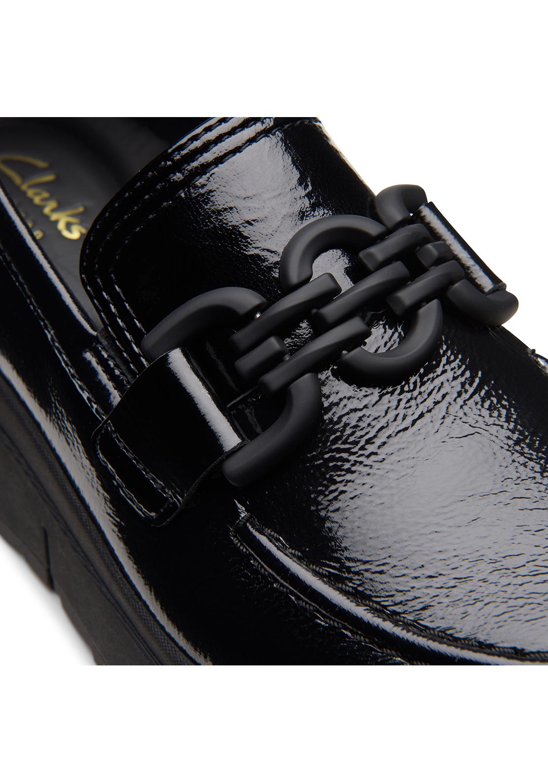 Clarks Loriini Izzy Shoe - Black 3 Shaws Department Stores