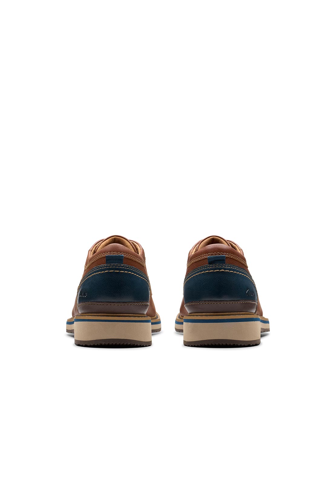 Clarks Monahan Plain Shoe - Tan 4 Shaws Department Stores