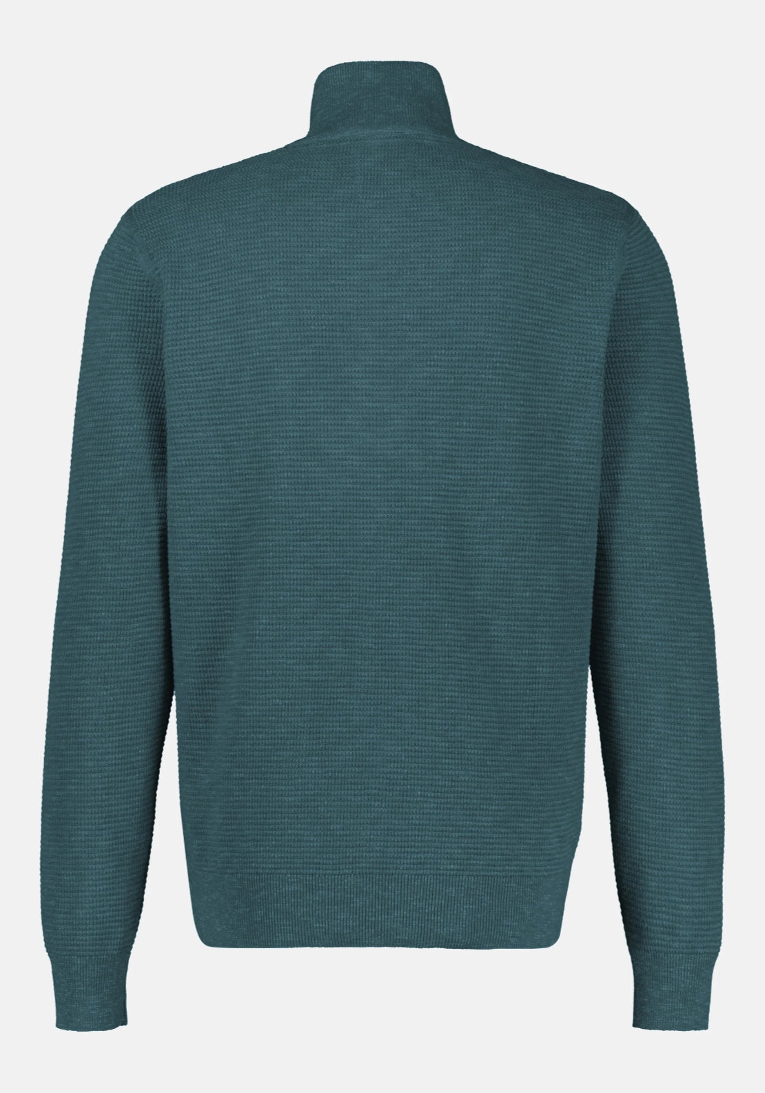 1/4 Zip Knit Sweater - Cedar Green