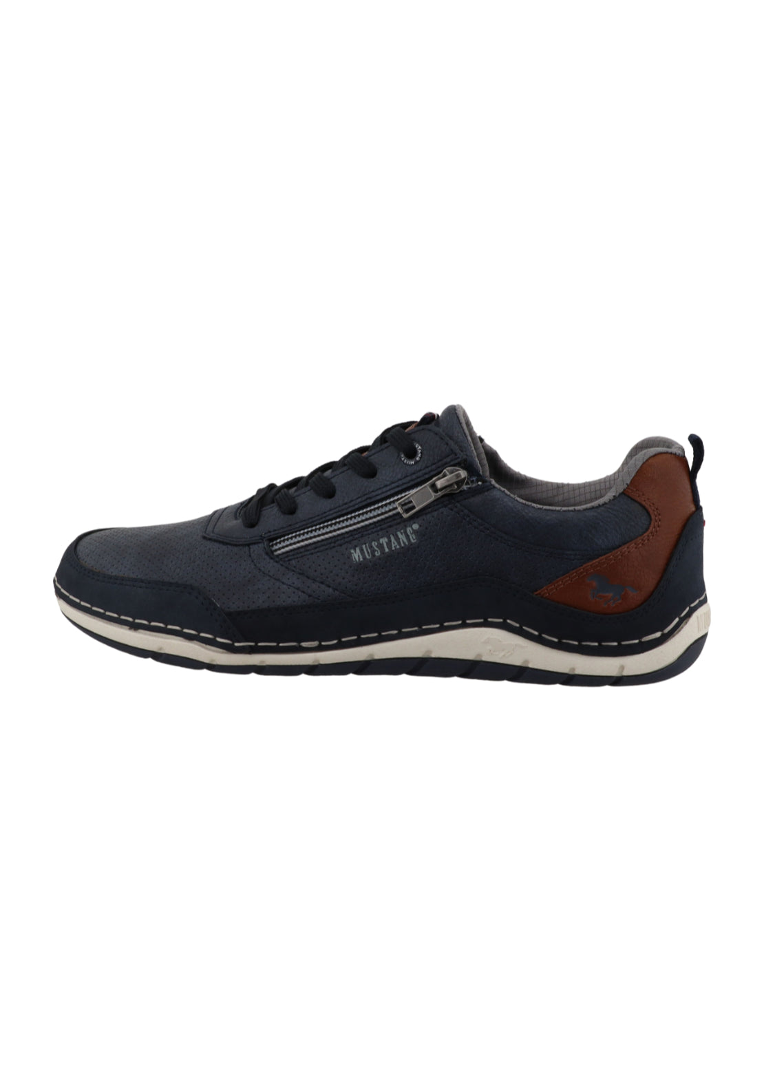 Mustang Low Unit Trainer - Navy 1 Shaws Department Stores