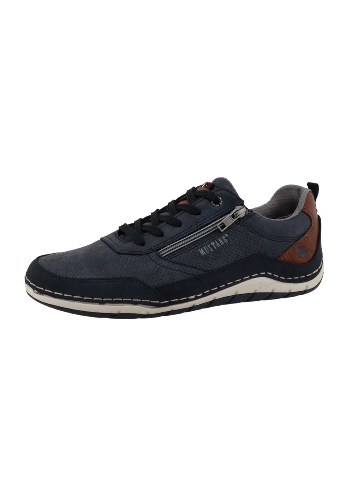 Mustang Low Unit Trainer - Navy 3 Shaws Department Stores
