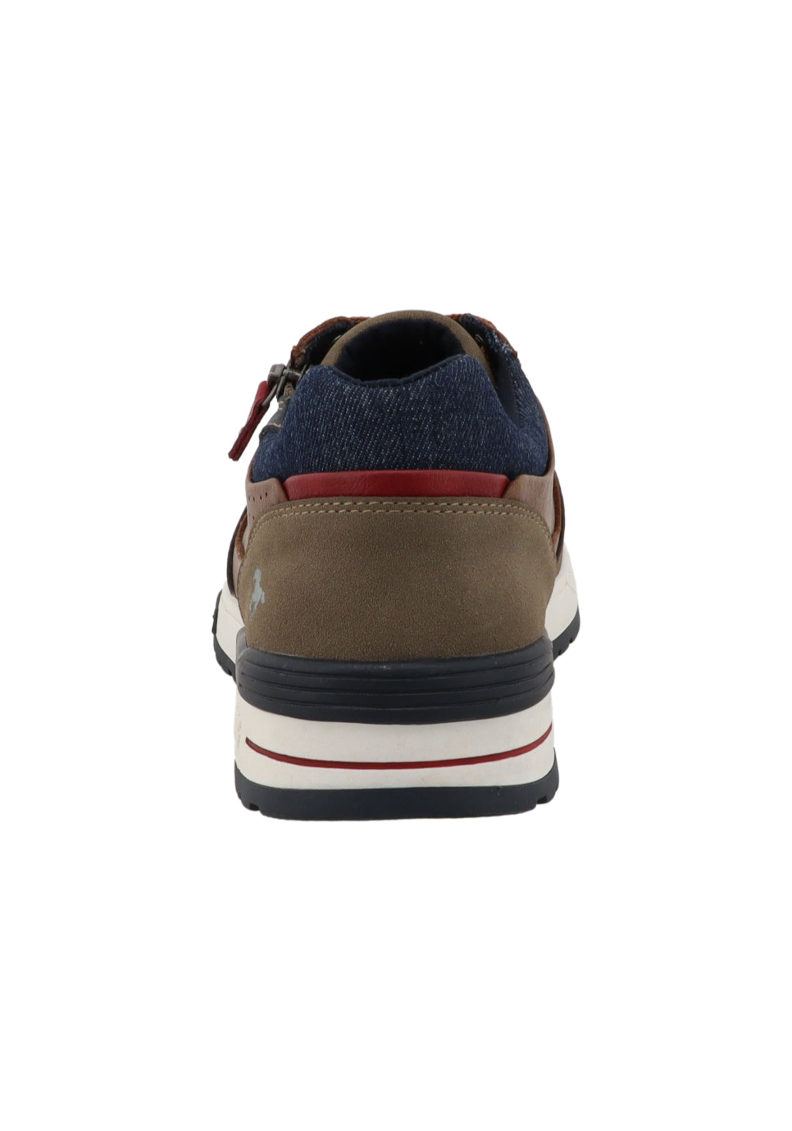 Mustang Side Zip Trainer - Cognac 5 Shaws Department Stores