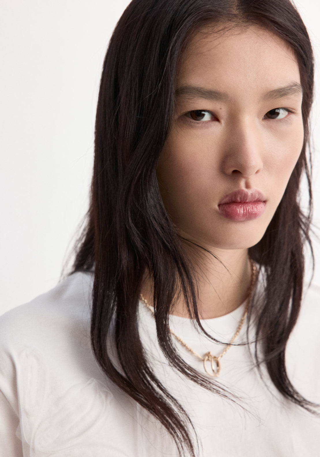 Mango Flower Embroidered Cotton T-Shirt - Cream 3 Shaws Department Stores