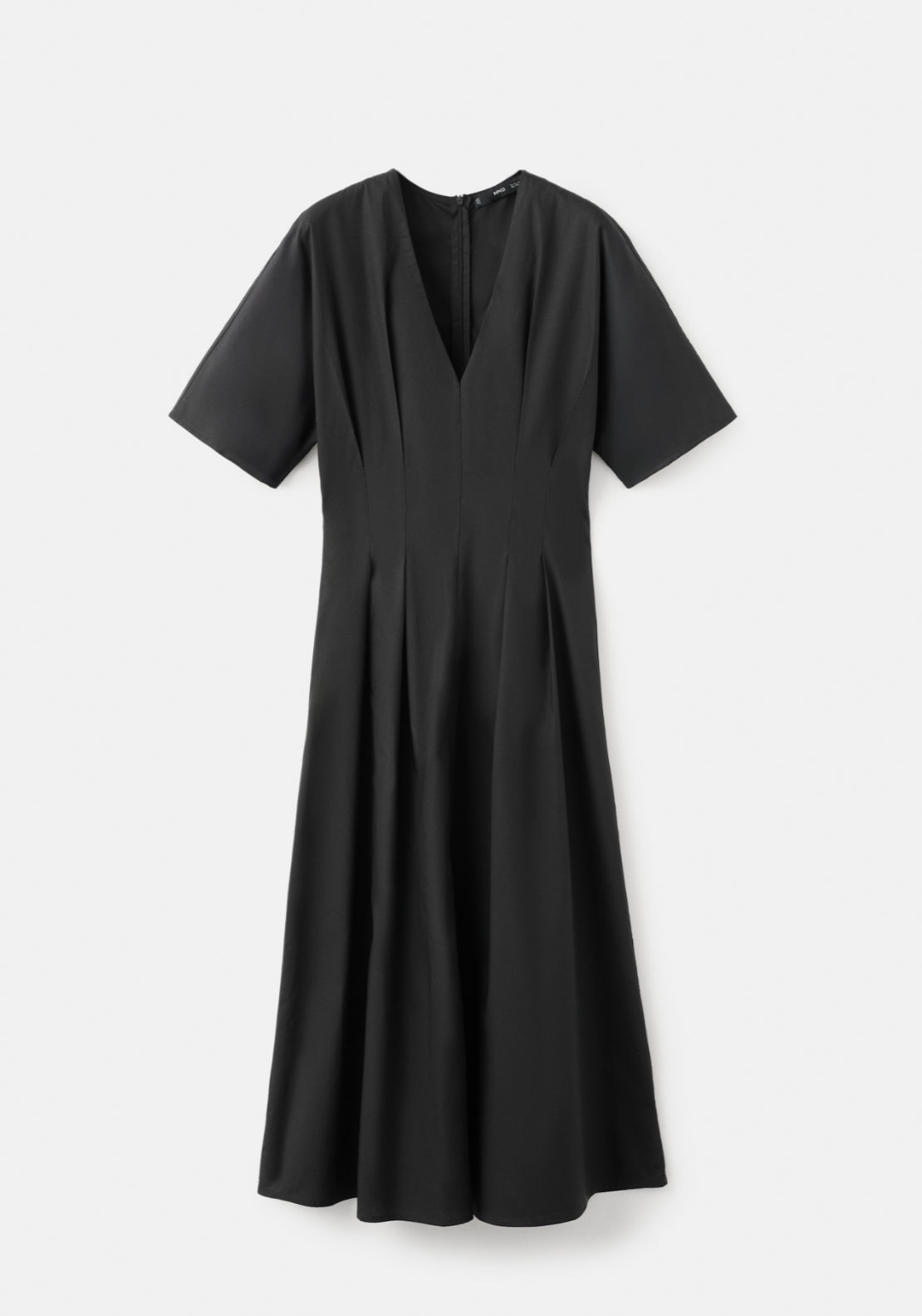A-Line Lyocell Dress - Black