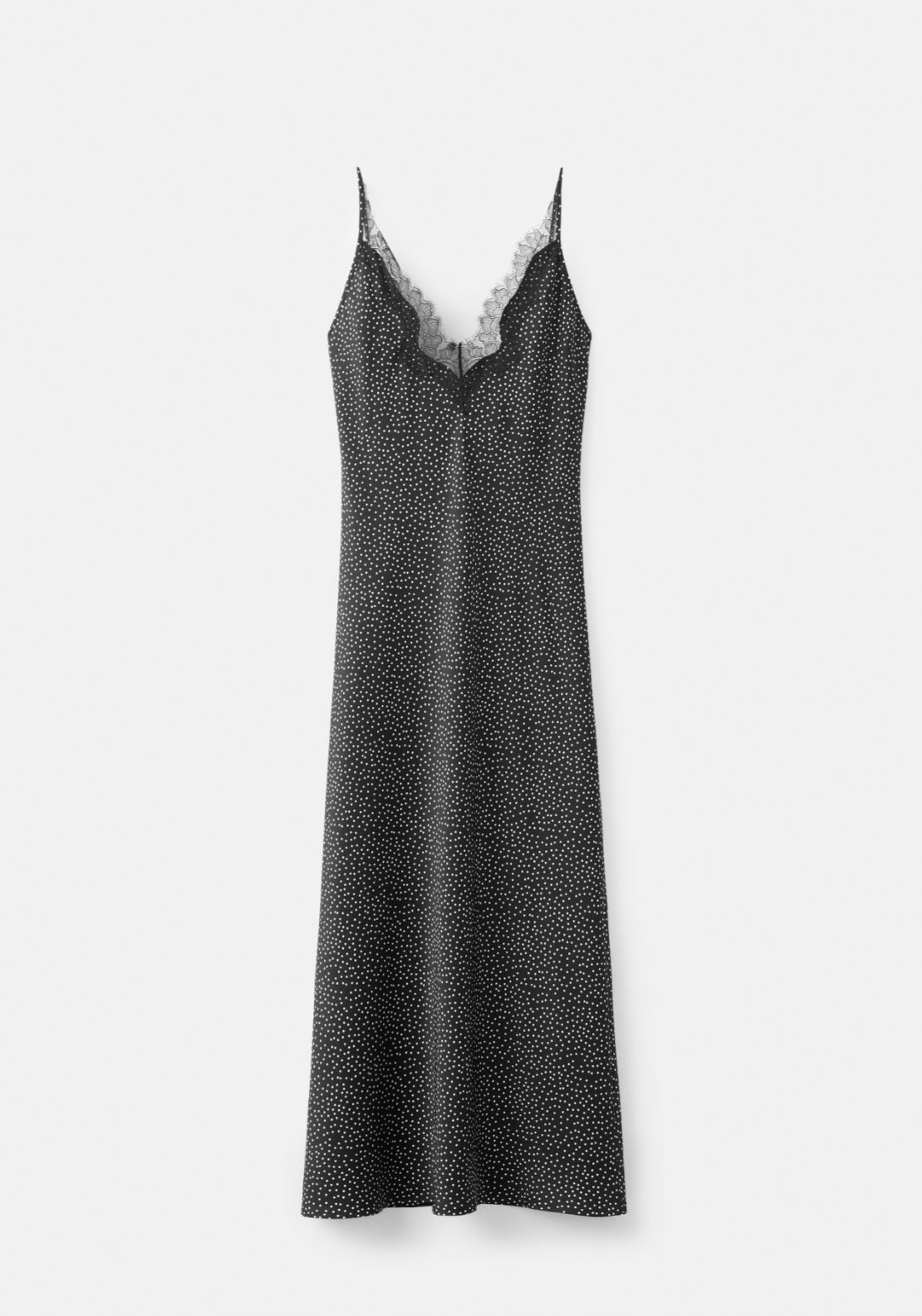 Mango Polka Dot Lace Dress - Black 5 Shaws Department Stores