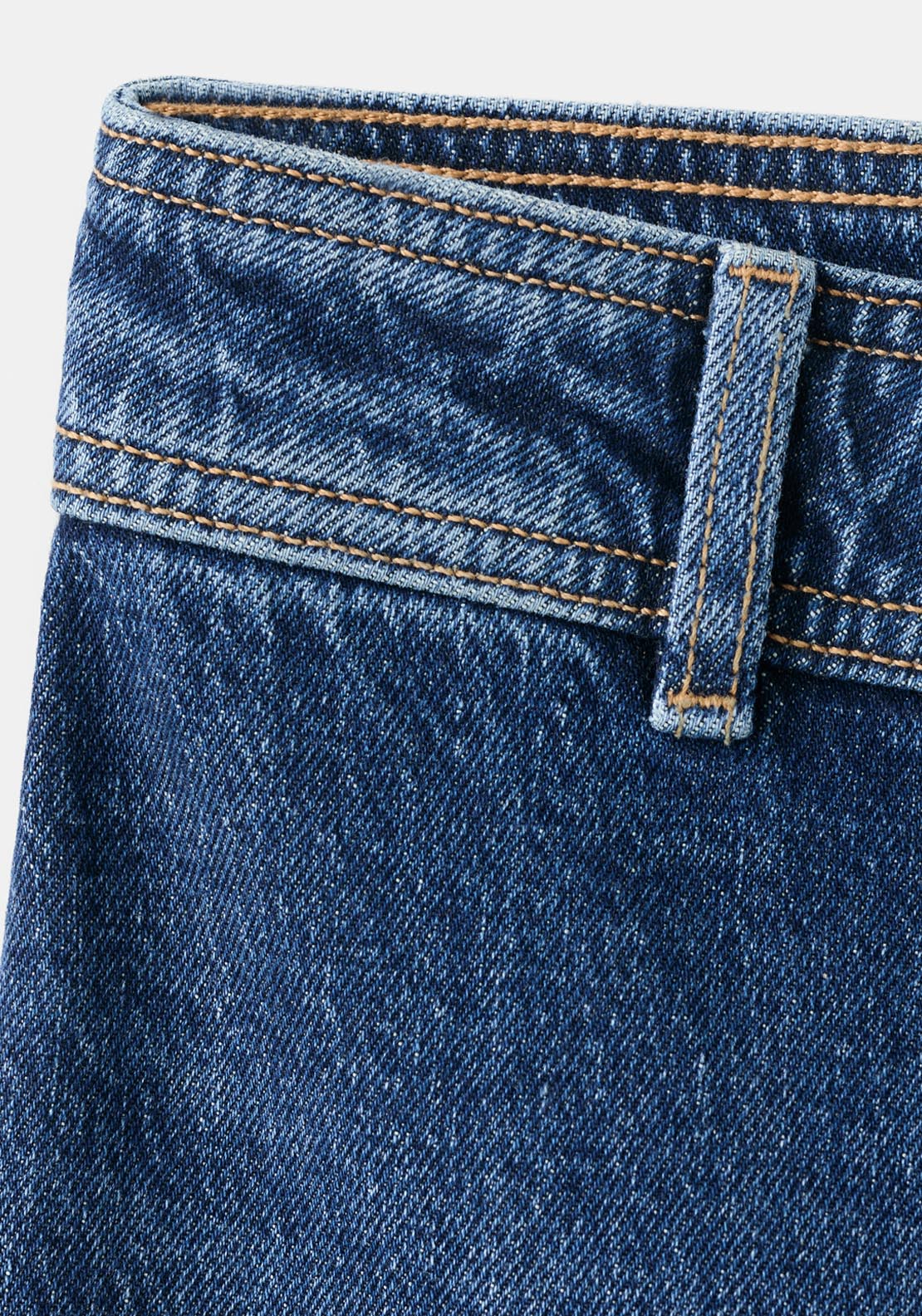 Mango Catherin High Rise Culotte Jeans - Blue 8 Shaws Department Stores
