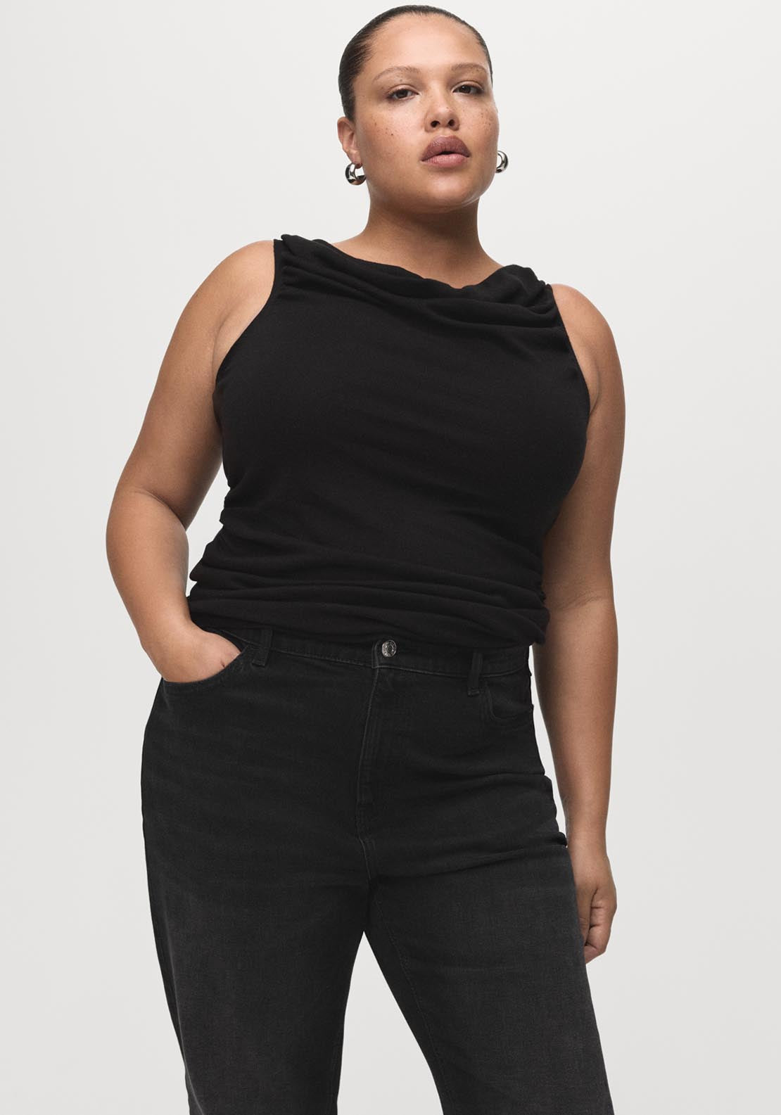 Newmom Comfort High Rise Jeans - Grey