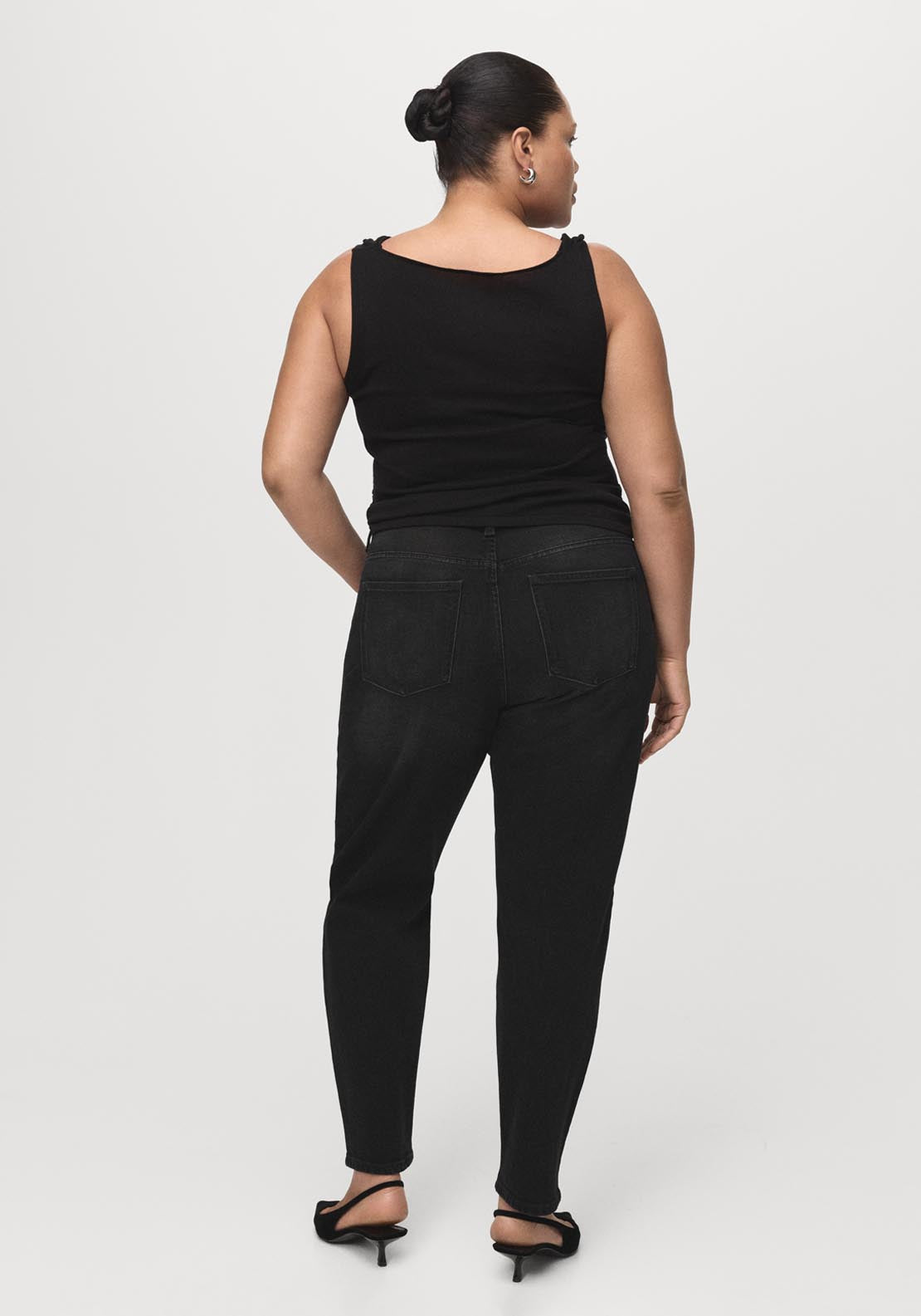 Newmom Comfort High Rise Jeans - Grey
