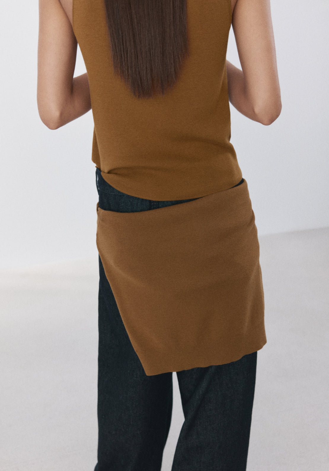Fine Knit Top - Brown