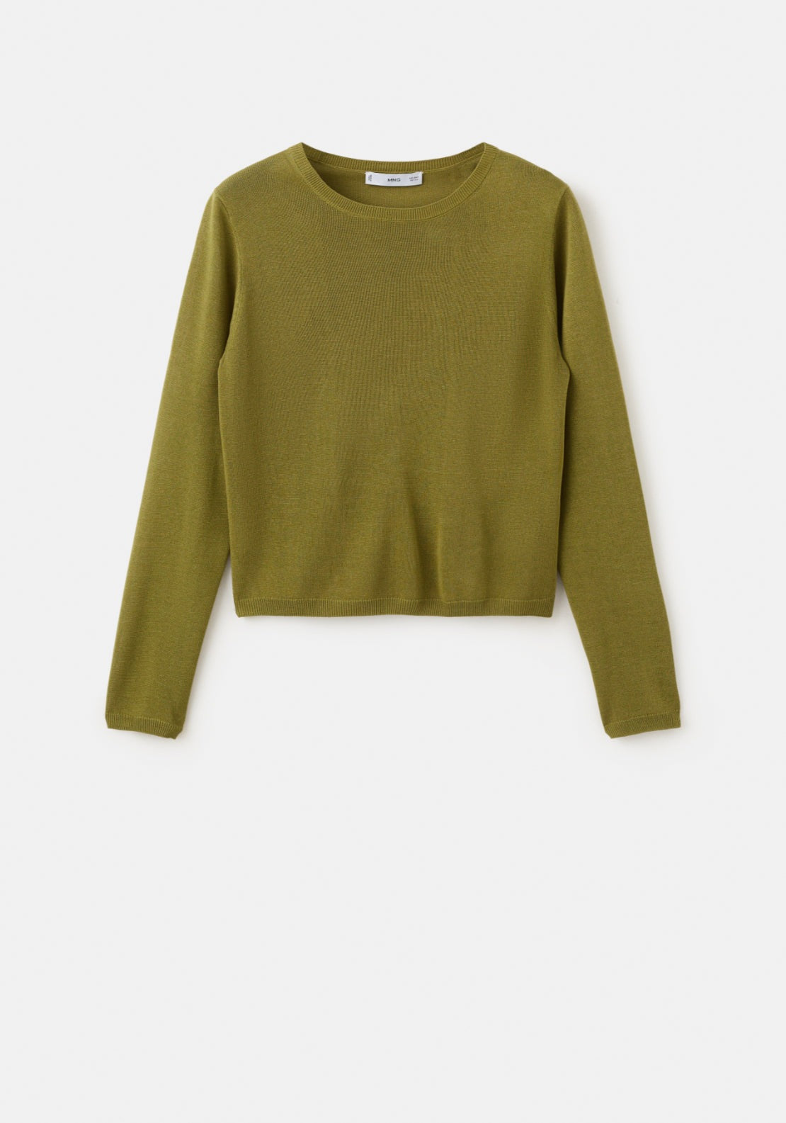 Long Sleeve Knitted Sweater - Green
