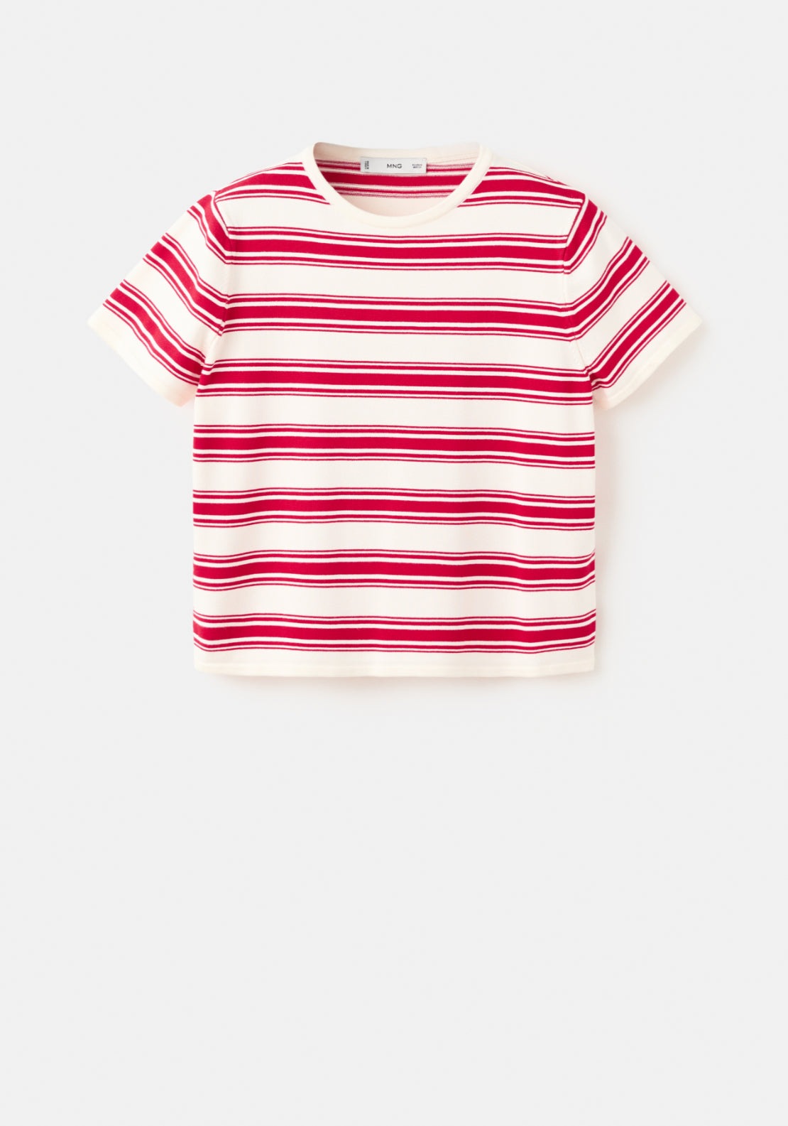 Knit Striped Sweater - Red