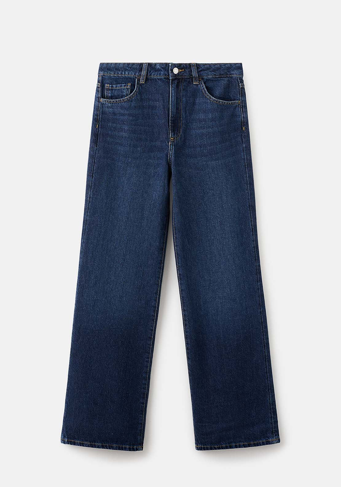 Wide Leg Jeans - Blue