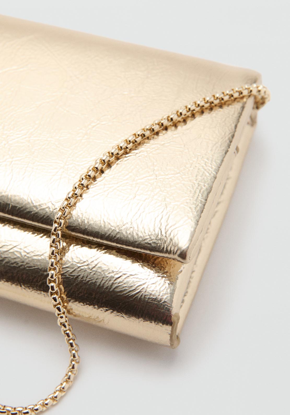 Mango Crossbody Bag With Flap - Gold 3 Shaws Department Stores