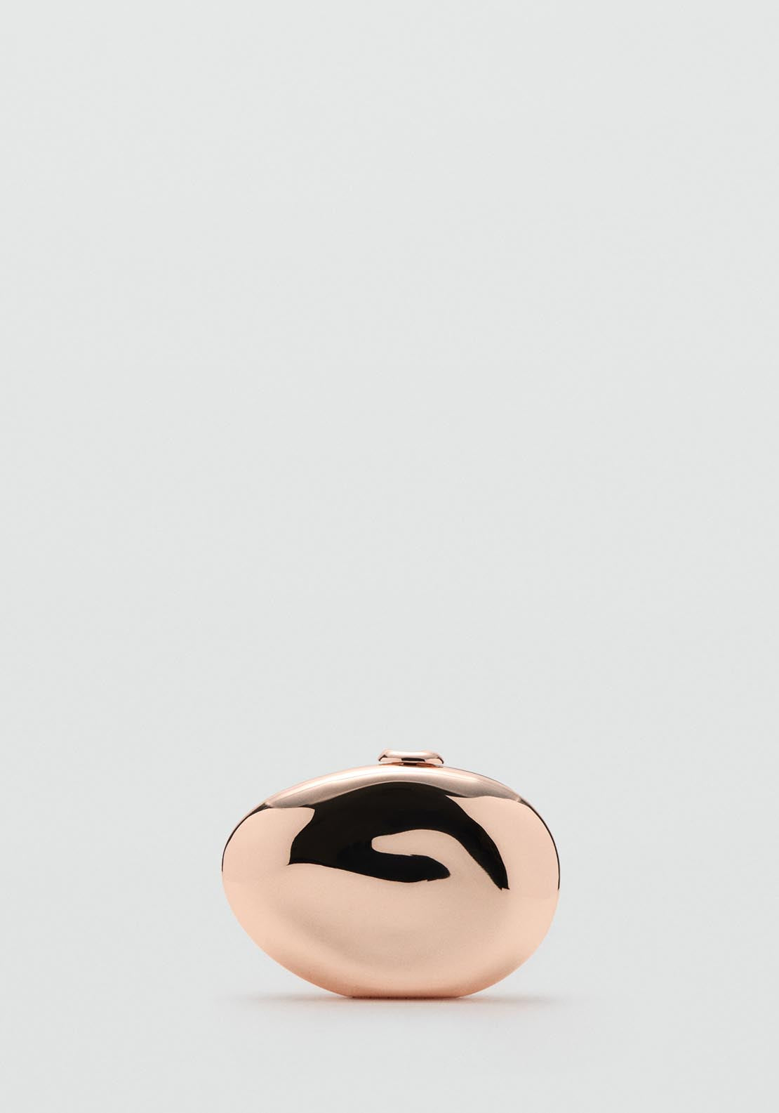Oval Clutch Bag - Gold