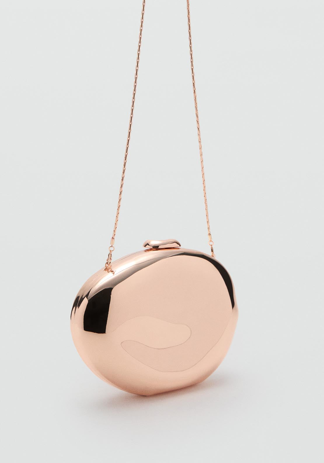 Oval Clutch Bag - Gold