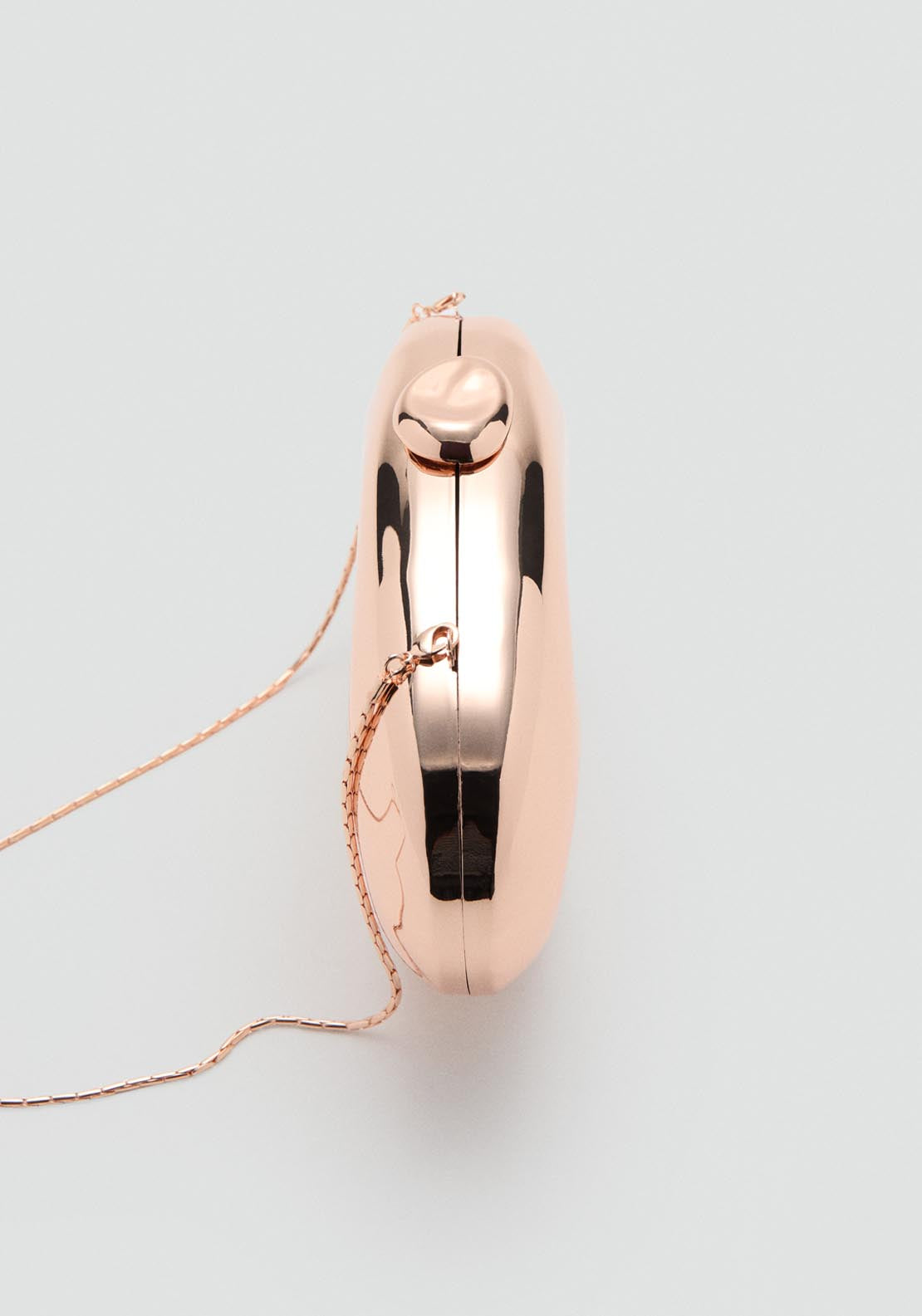 Oval Clutch Bag - Gold