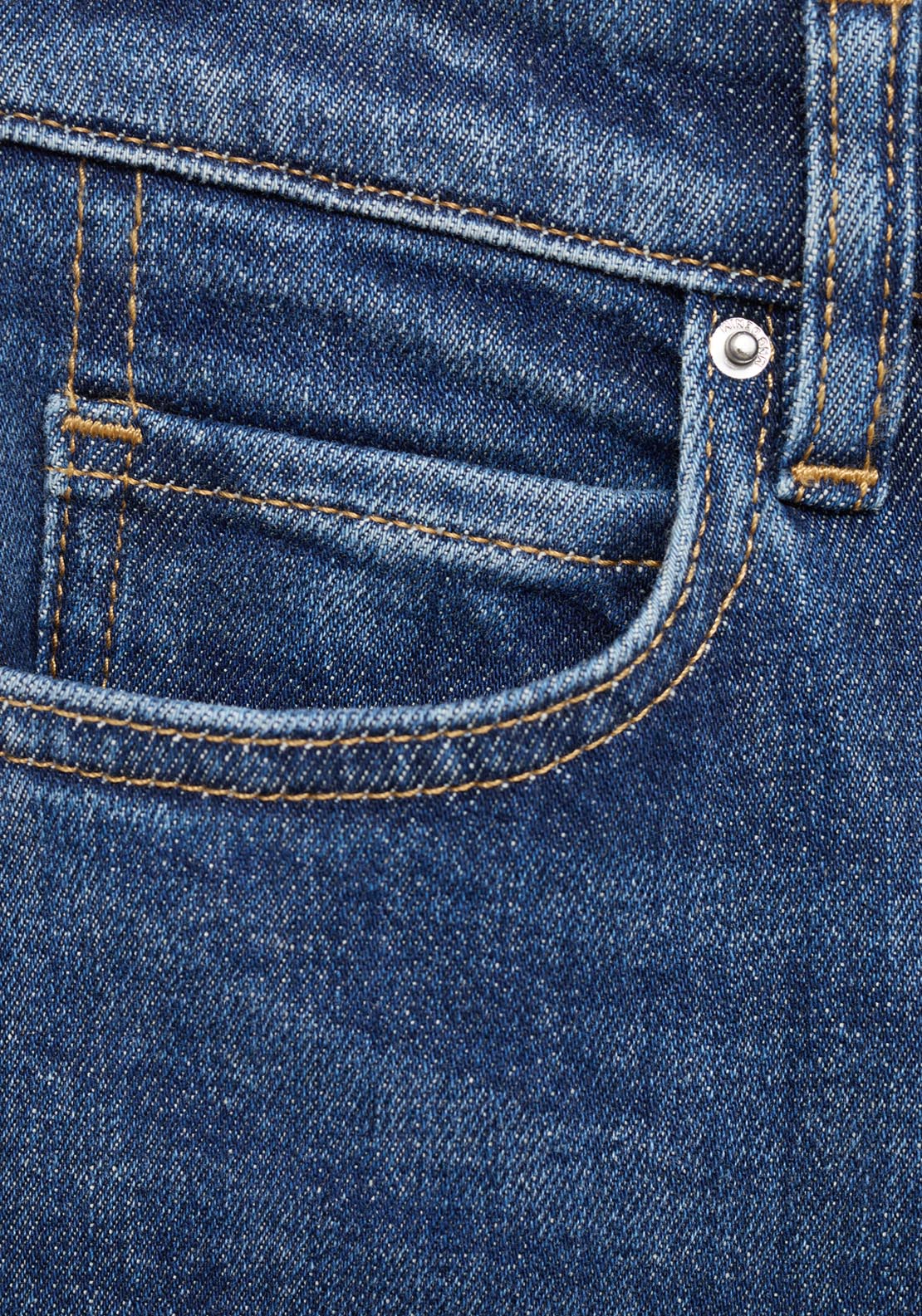 Mid Rise Skinny Jeans - Blue