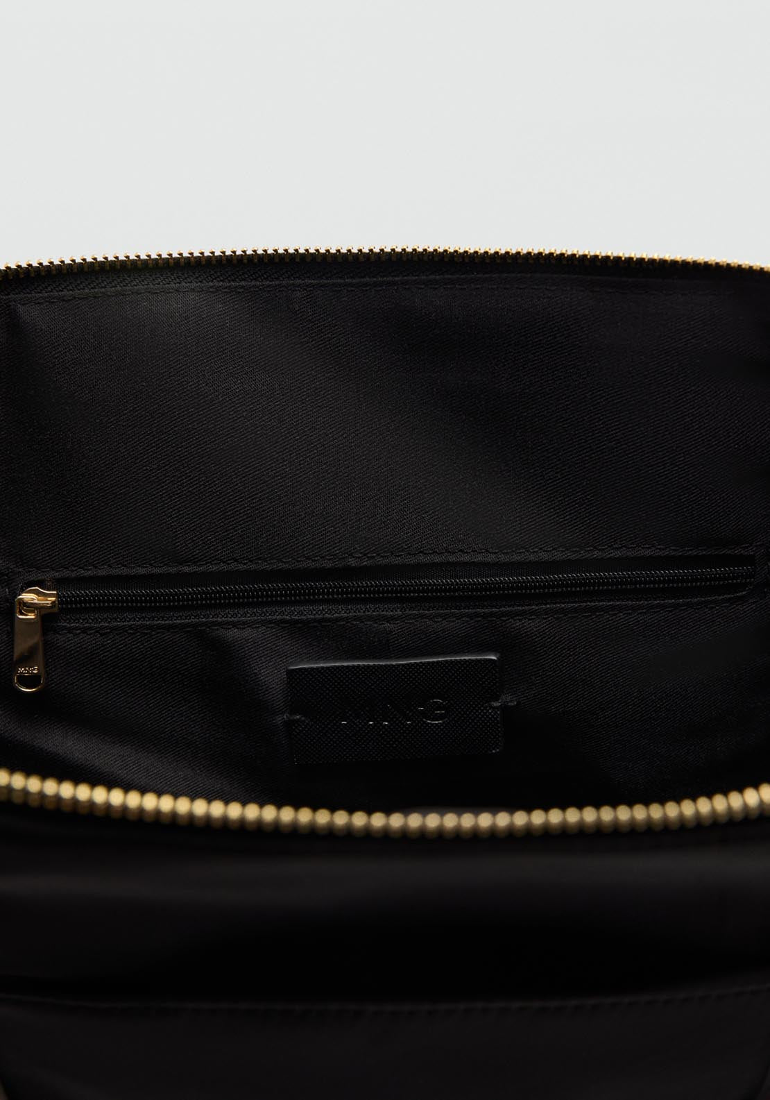 Shopper Bag With Double Handle - Black