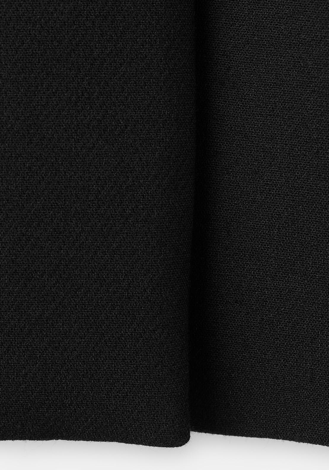 Crop Suit Blazer - Black