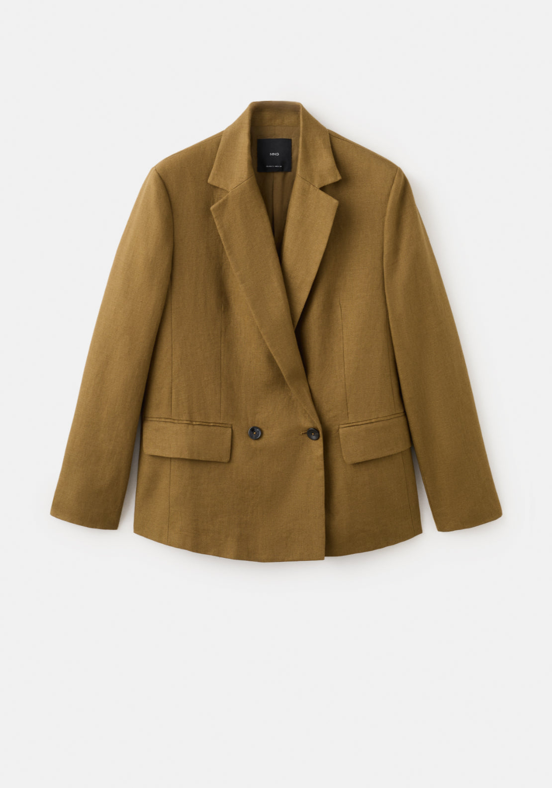 Linen Suit Jacket - Green