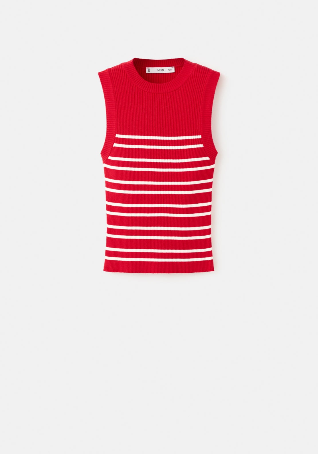 Striped Knit Top - Red