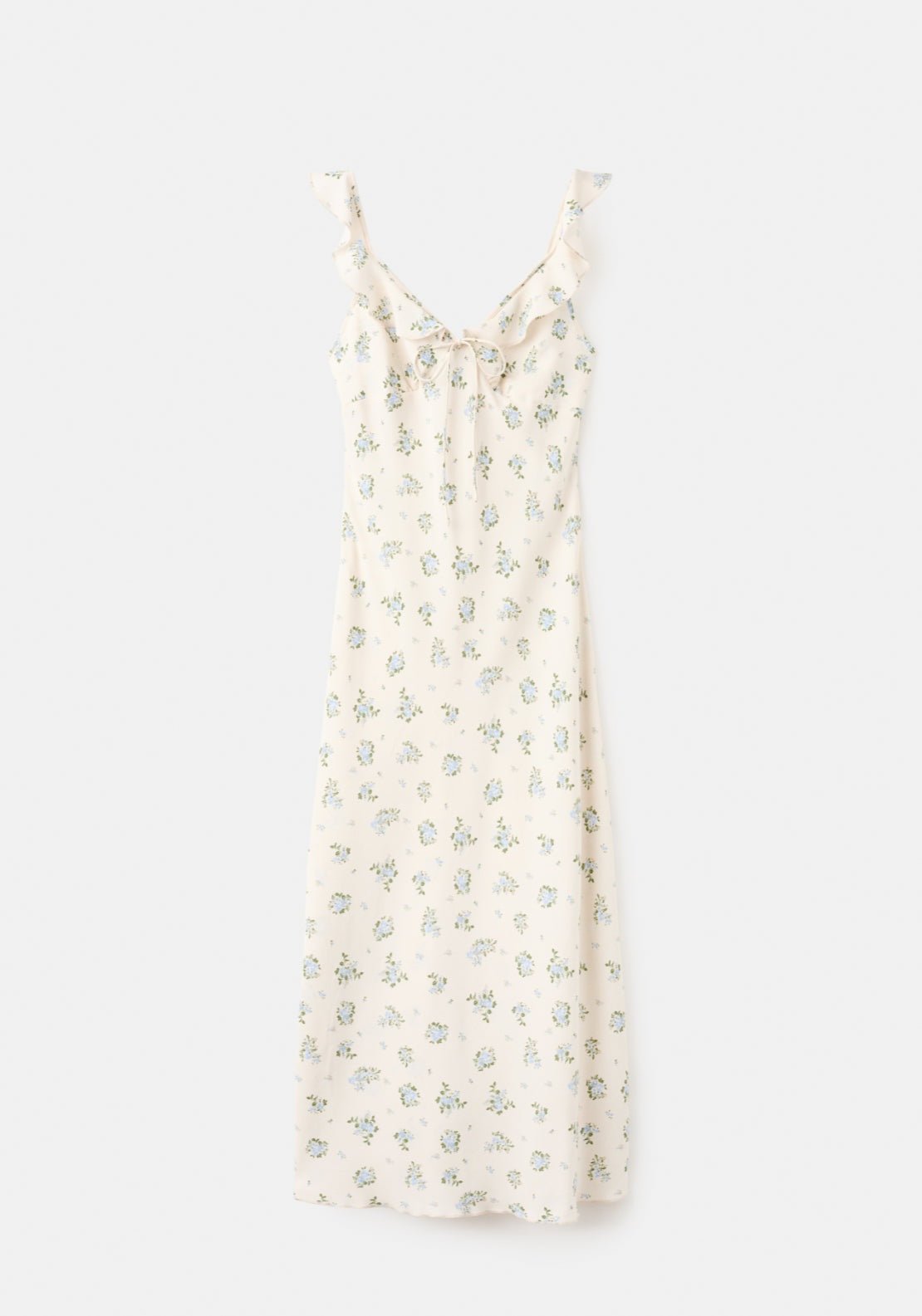 Floral Print Dress - White