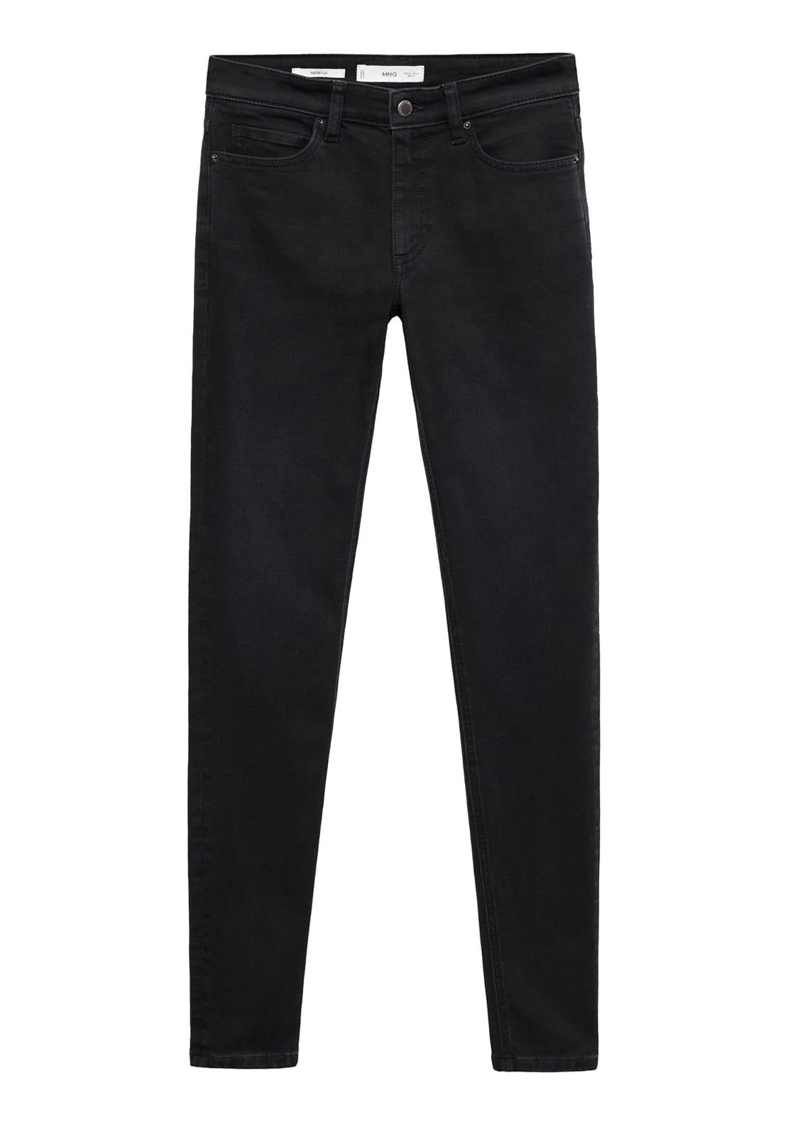 Mid Rise Skinny Jeans - Grey