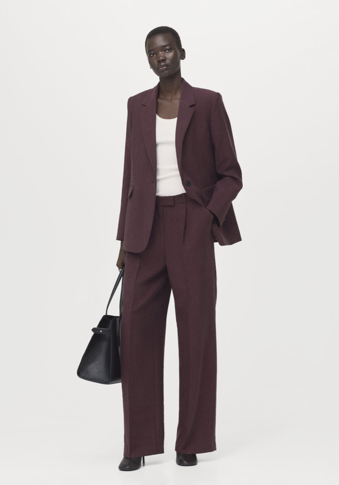 Lyocell Suit Blazer - Purple