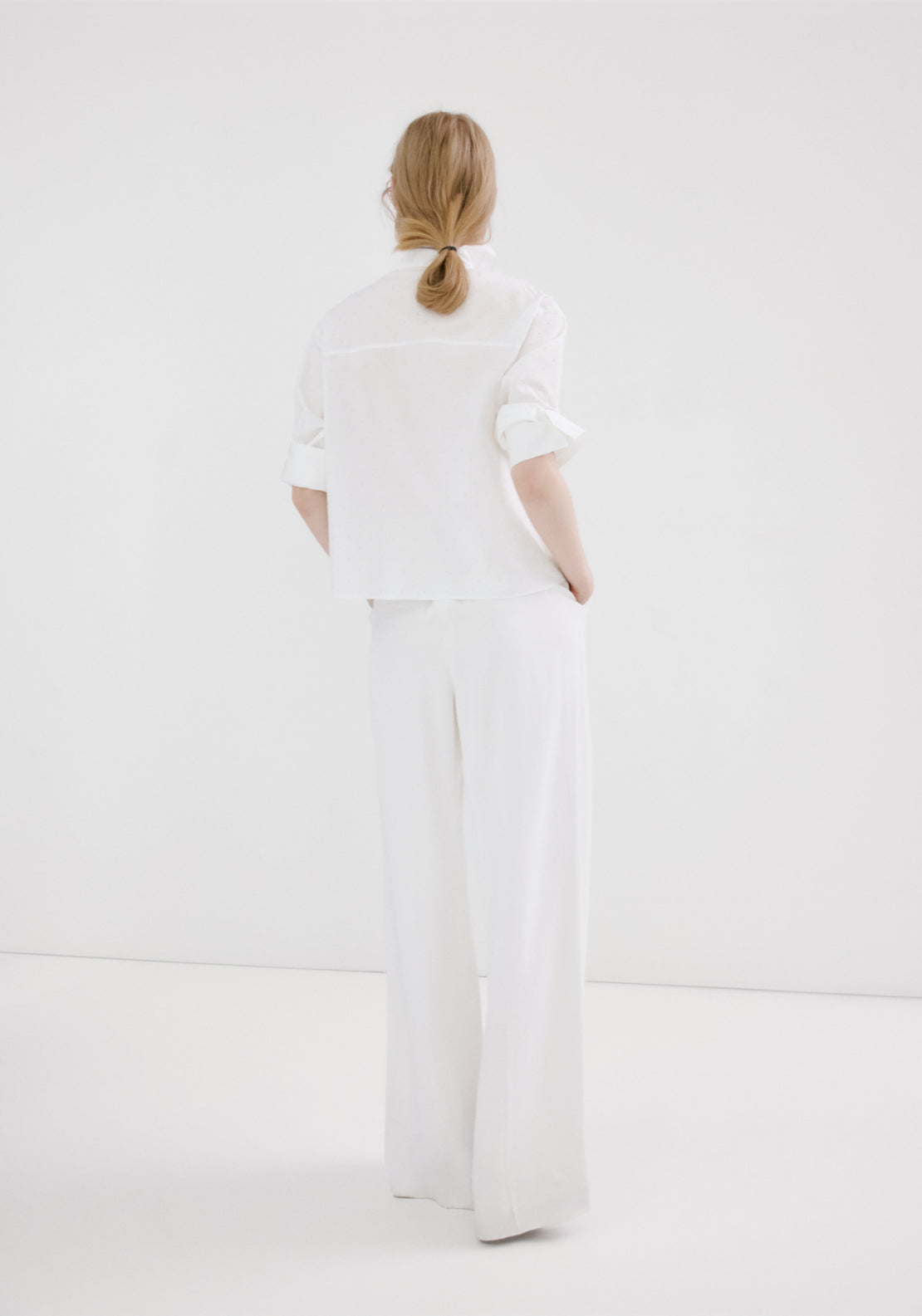Pearl Pocket Shirt - Cream