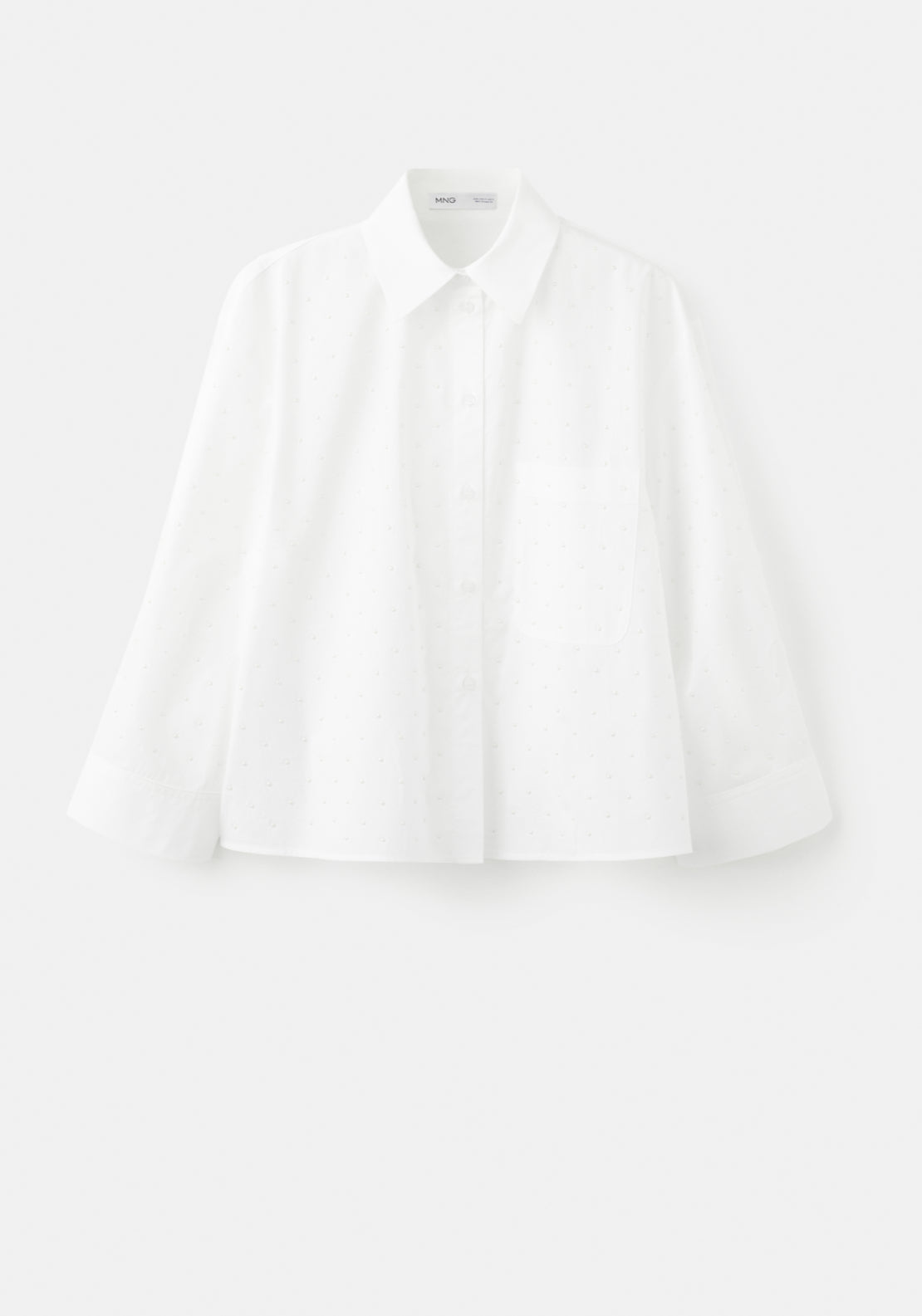 Pearl Pocket Shirt - Cream