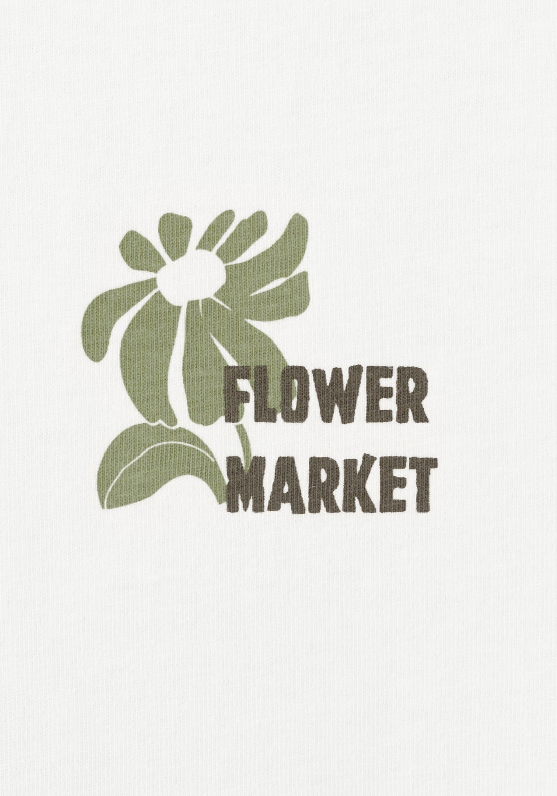 Printed Cotton Blend T-Shirt - Green