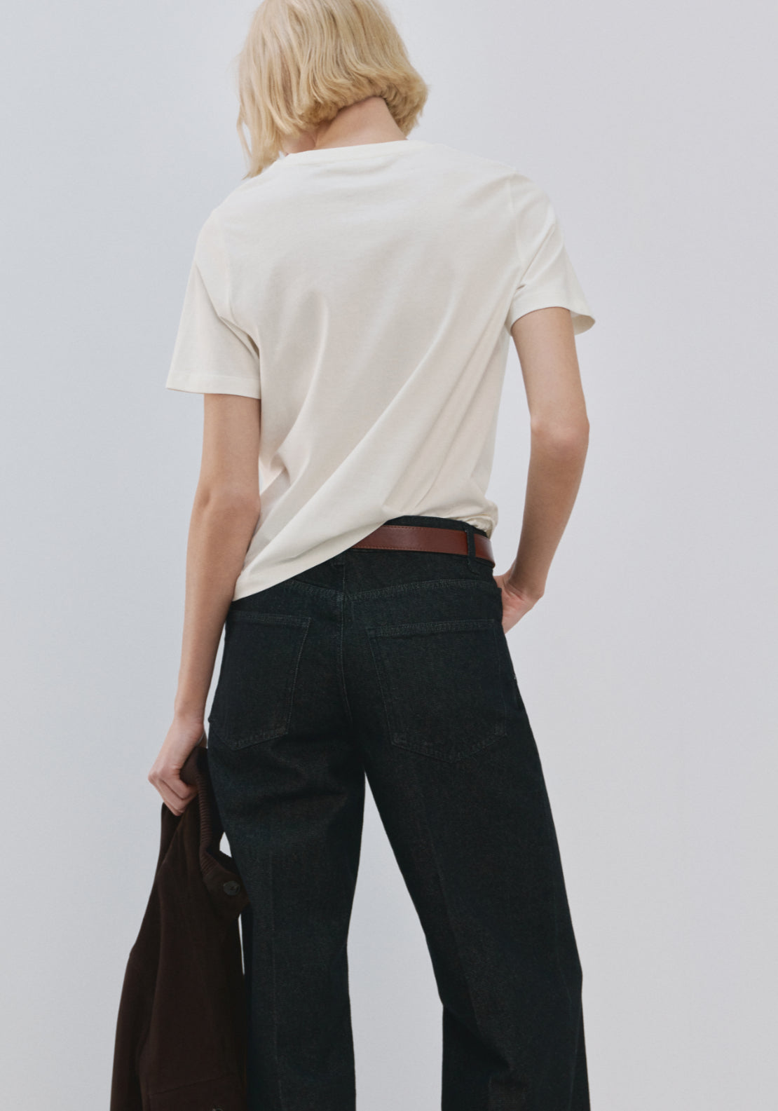 Printed Cotton Blend T-Shirt - Purple