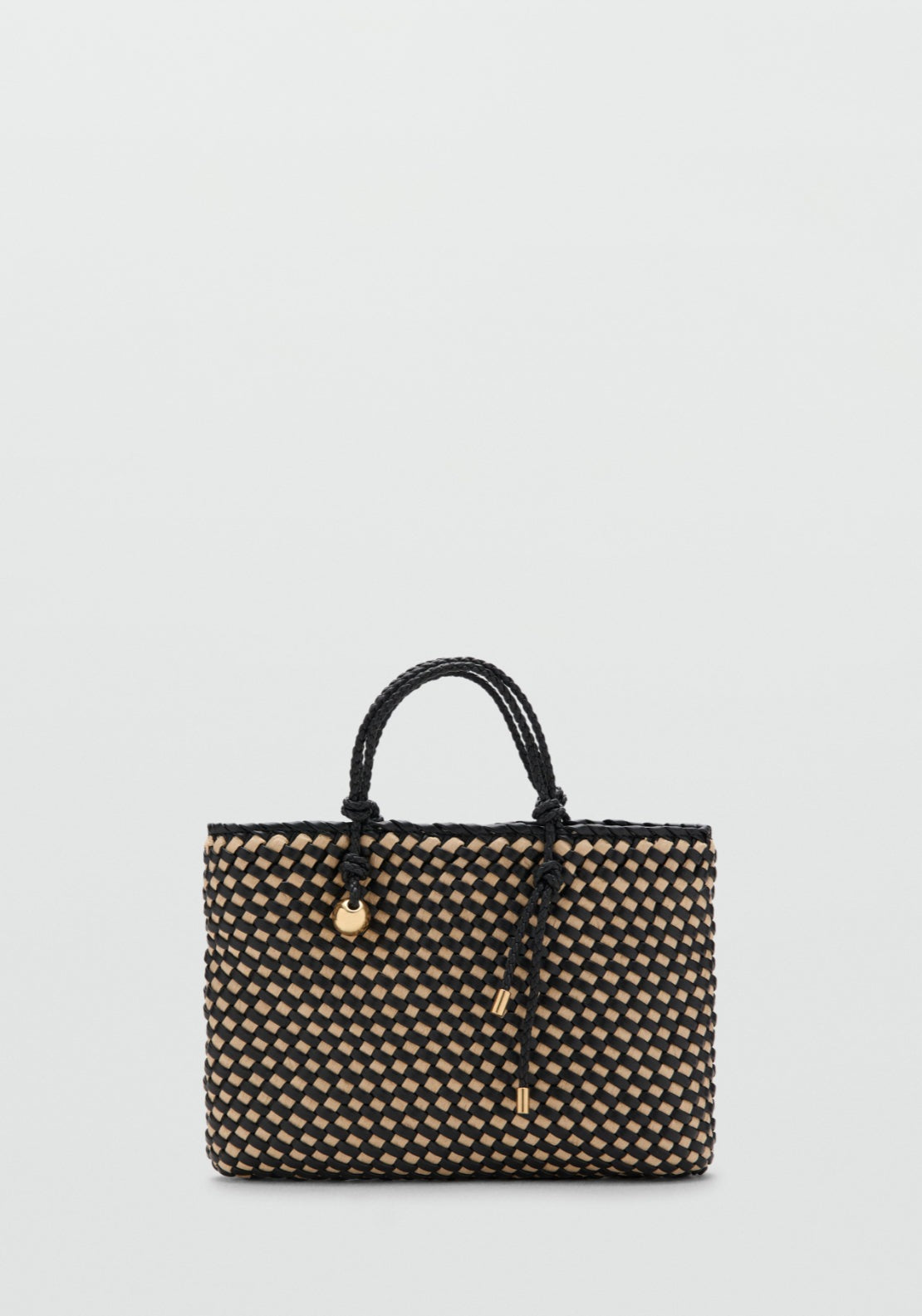 Natural Fibre Tote Bag - Black