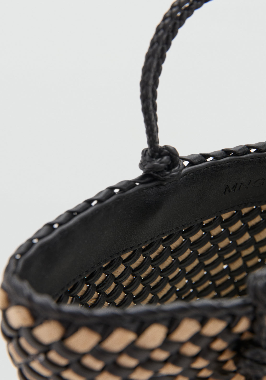 Natural Fibre Tote Bag - Black