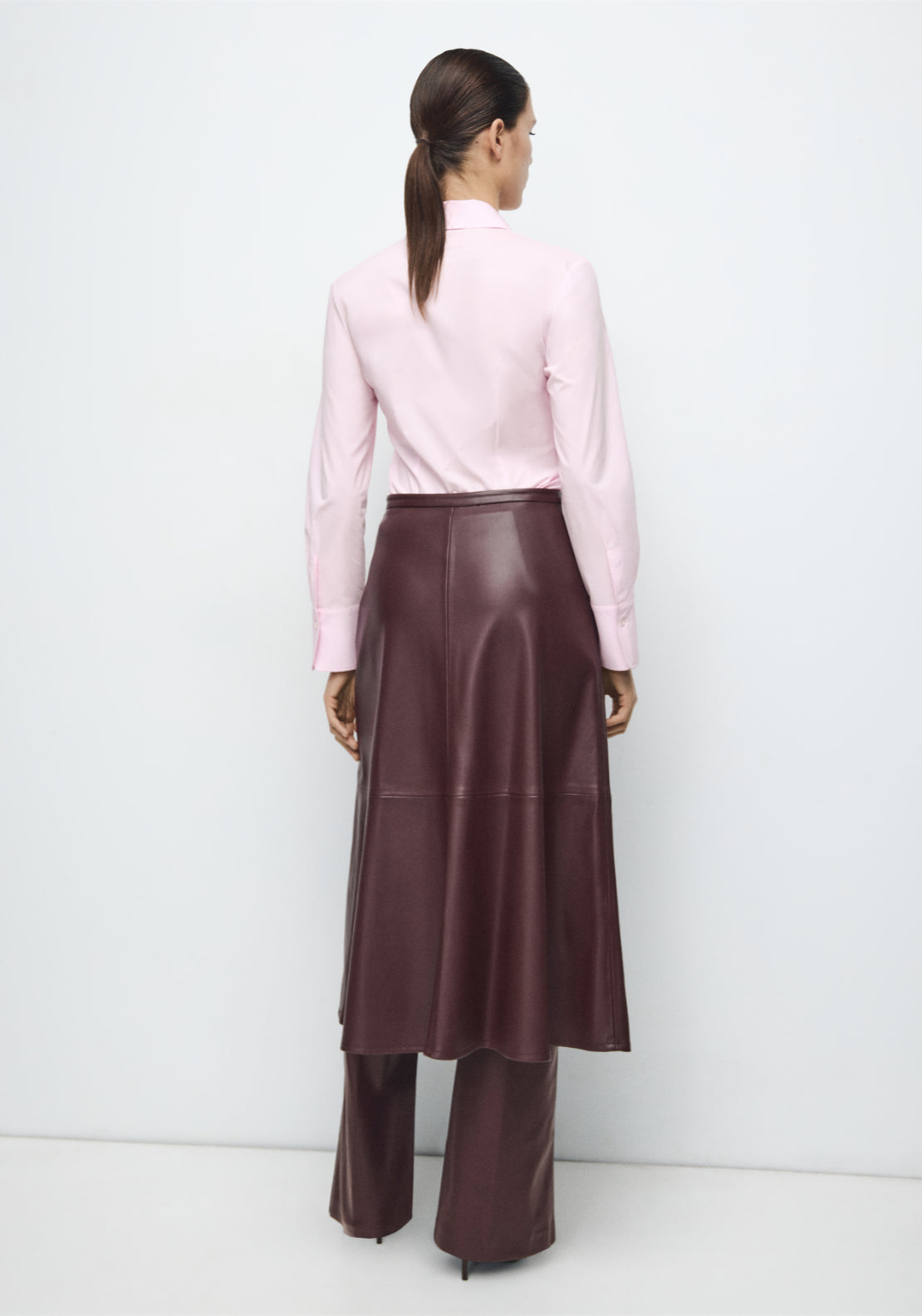 Slim-Fit Poplin Shirt - Pink