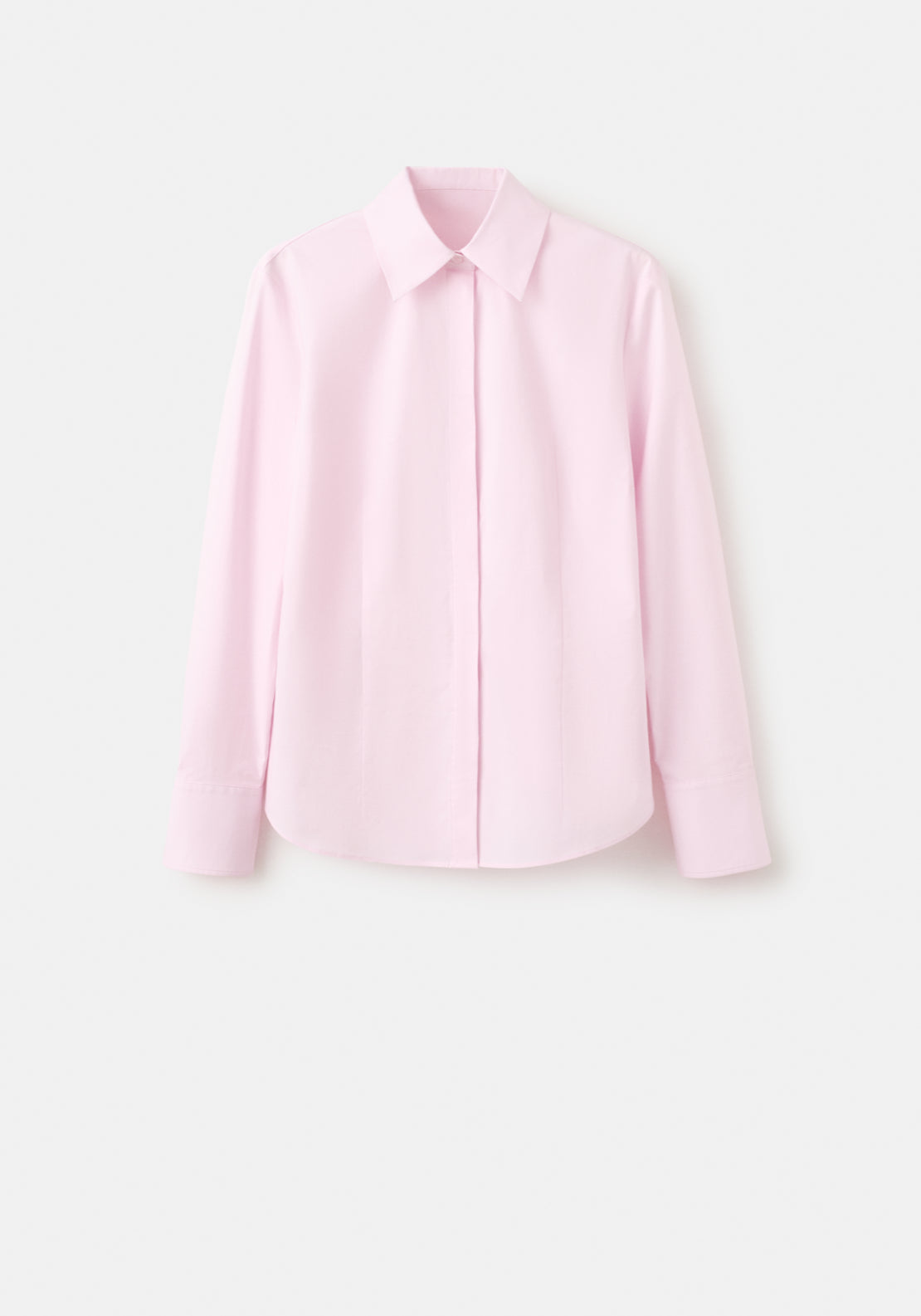 Slim-Fit Poplin Shirt - Pink