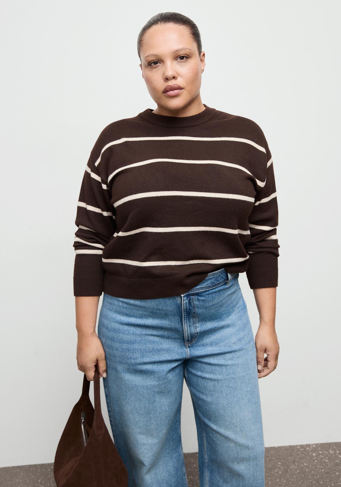 Mango Catherin High Rise Culotte Jeans - Open Blue 7 Shaws Department Stores