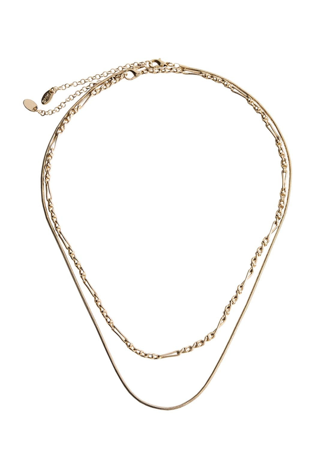 Mixed Double Necklace - Gold