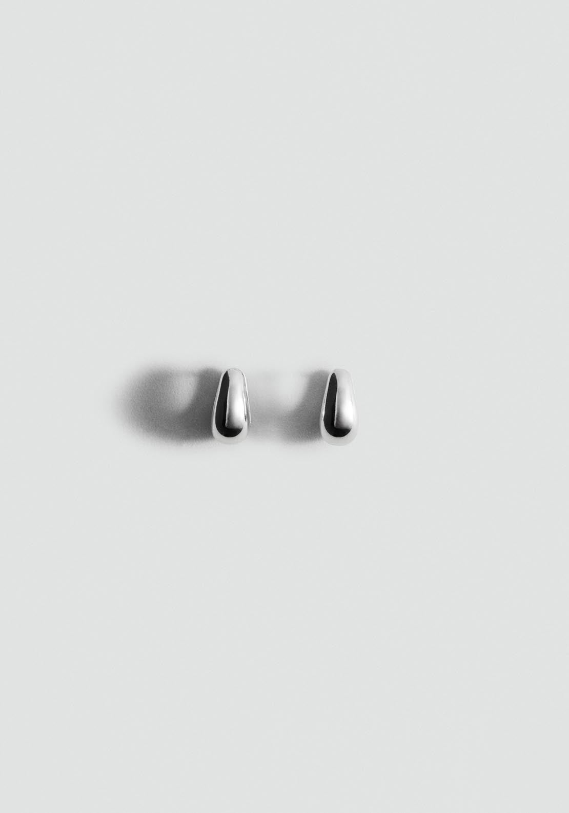 Volume Hoop Earrings - Silver
