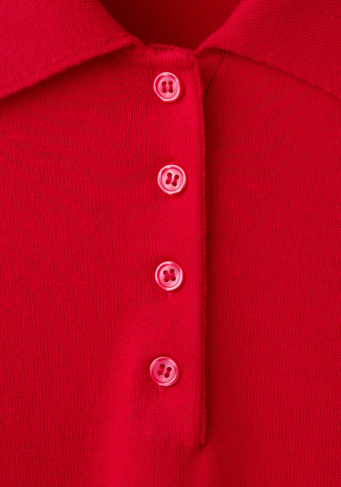 Mango Polo Neck Sweater - Bright Red 6 Shaws Department Stores