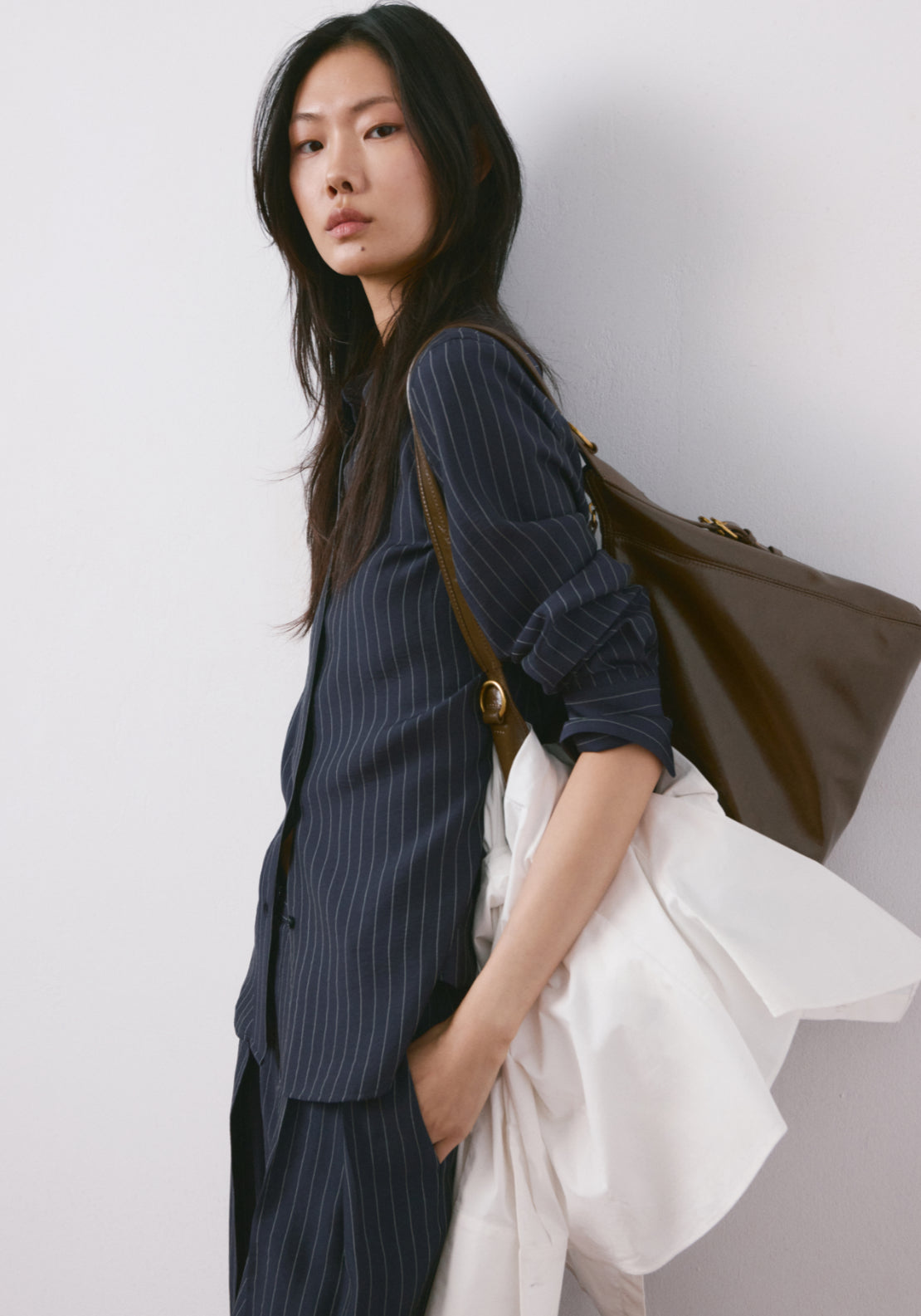 Pinstripe Shirt - Blue