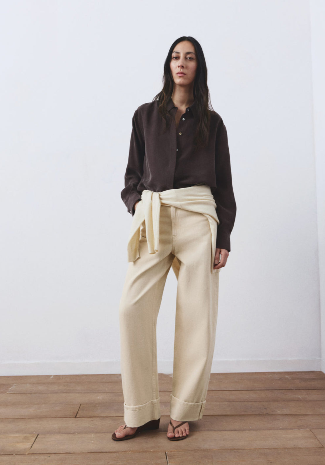 Mango Balloon Jeans Rolled-Up Hem - Yellow 5 Shaws Department Stores