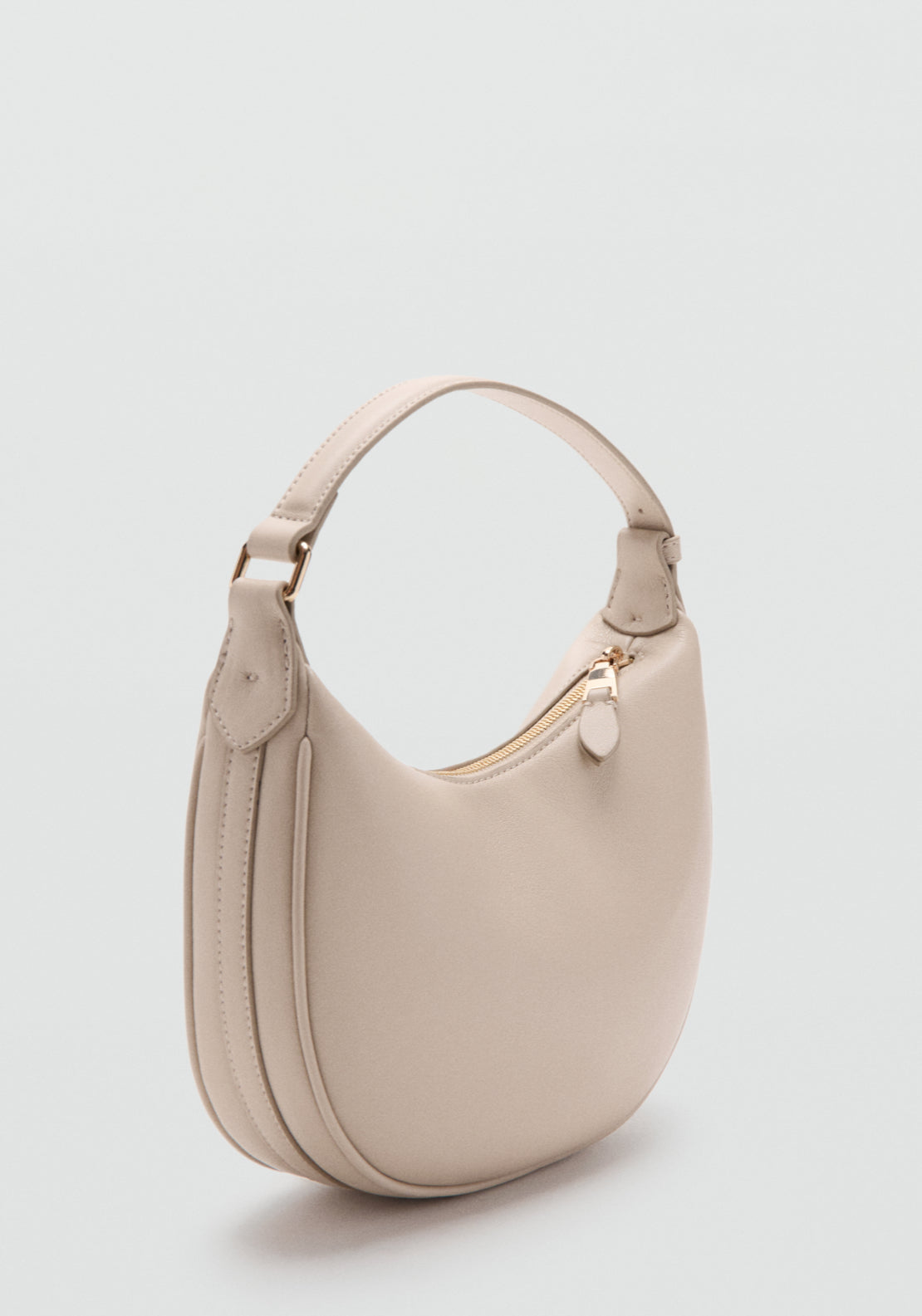 Oval Hand Bag - Cream