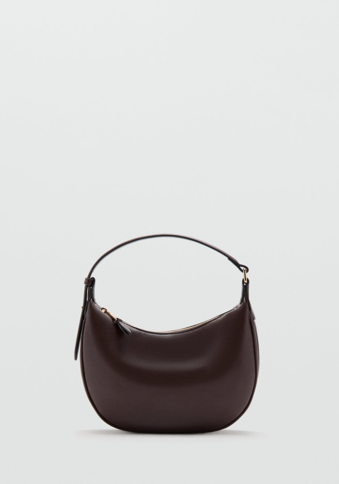 Oval Hand Bag - Brown