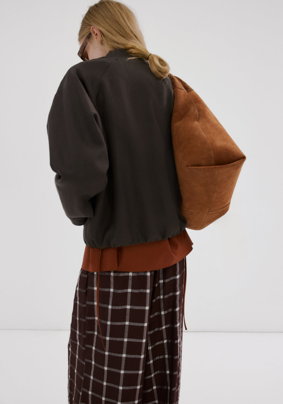 Lyocell Bomber Jacket - Purple