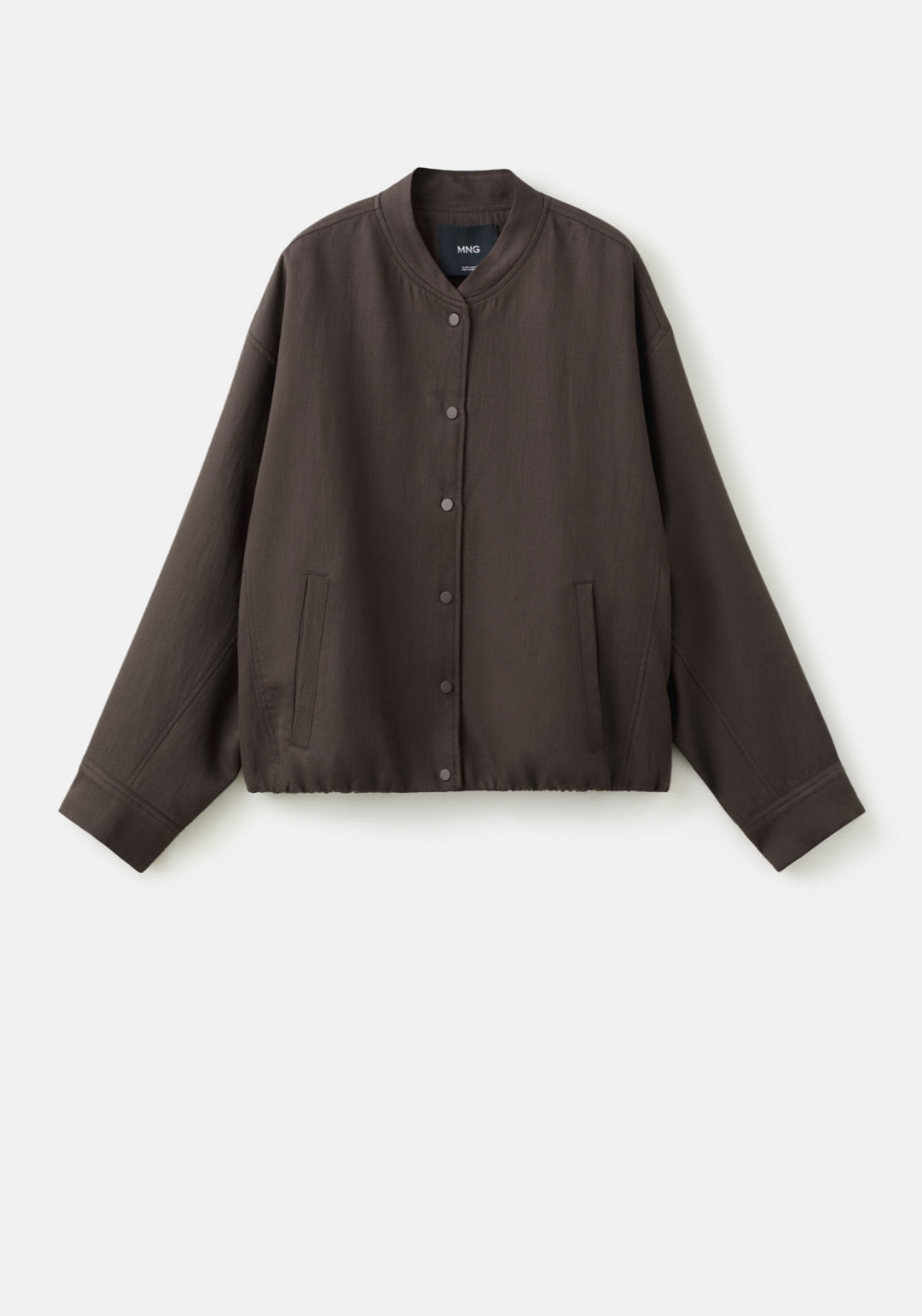 Lyocell Bomber Jacket - Purple