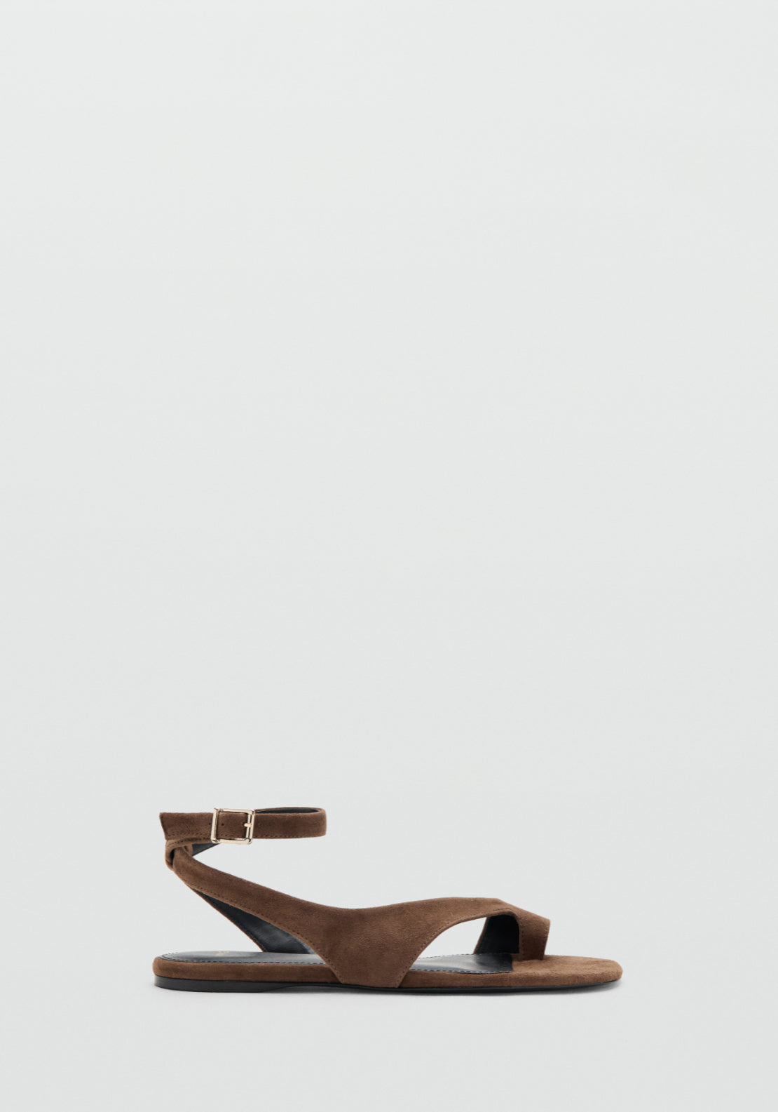 Leather Straps Sandals - Brown