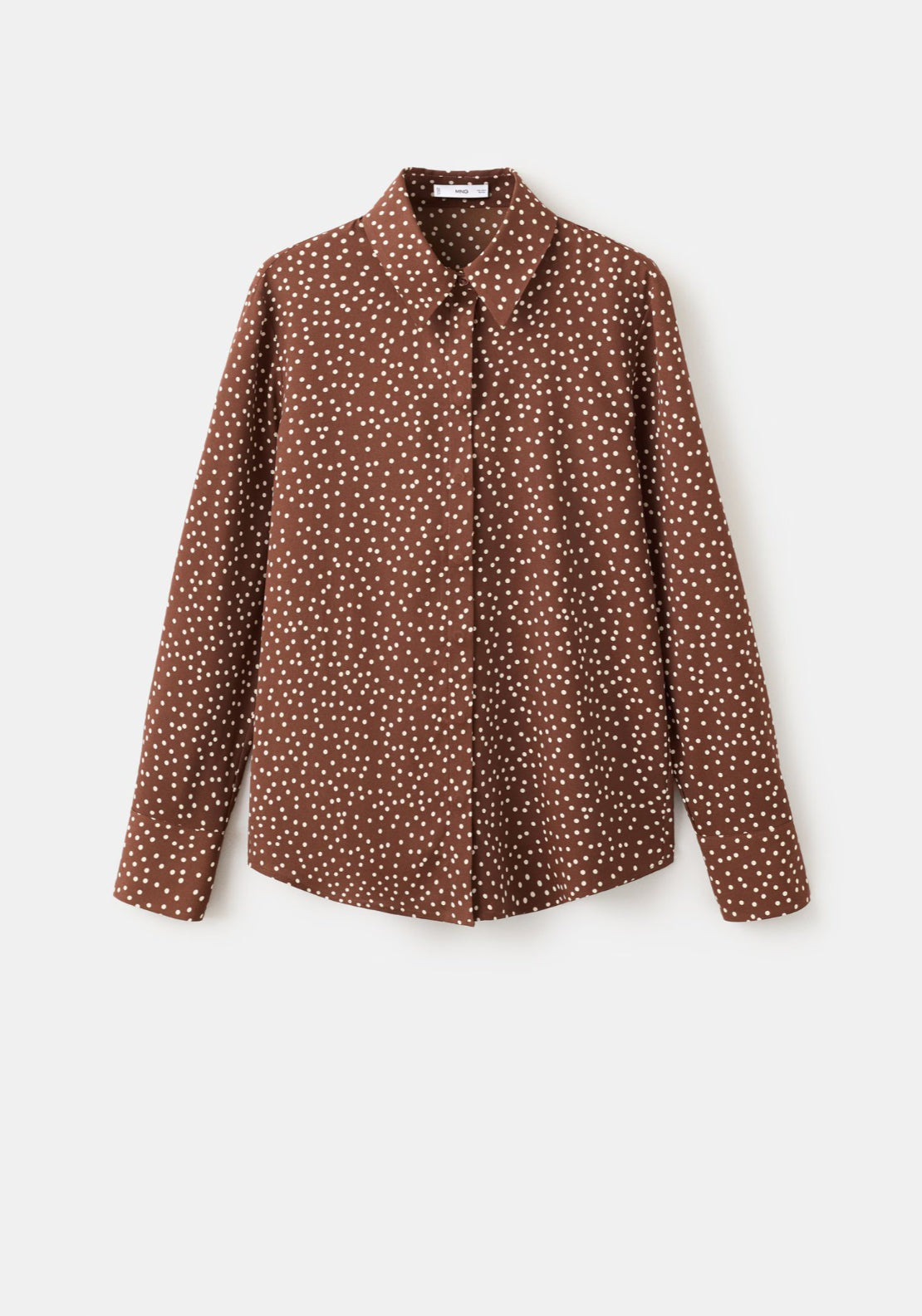 Mango Animal Print Straight Cut Blouse - Brown 4 Shaws Department Stores